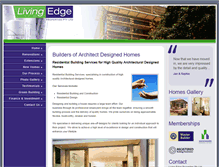 Tablet Screenshot of living-edge.com.au